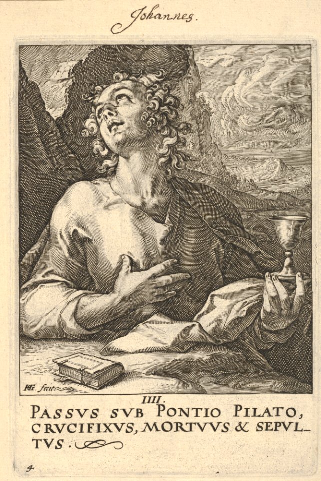 St. John, from Christ, the Apostles and St. Paul with the Creed MET DP832763