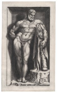 Speculum Romanae Magnificentiae- The Farnese Hercules MET DP870220