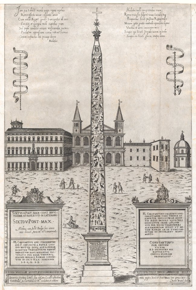 Speculum Romanae Magnificentiae- The Egyptian Obelisk of Constantine MET DP870574