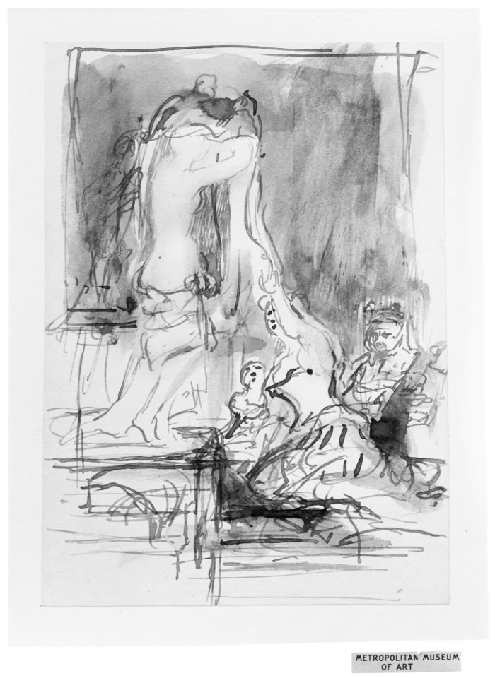 Study for 'The Bride at Her Toilet on the Day of Her Wedding' MET 4695