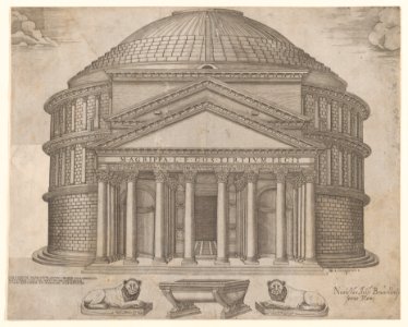 Speculum Romanae Magnificentiae- The Pantheon MET DP870370