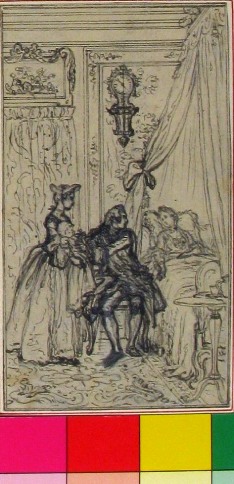 Study for a frontispiece for "Histoire de Miss Jenny" MET 44.54.33