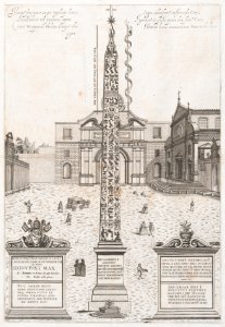 Speculum Romanae Magnificentiae- The Egyptian Obelisk of Augustus MET DP870570