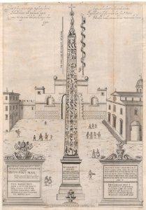 Speculum Romanae Magnificentiae- The Egyptian Obelisk of Augustus MET DP870556