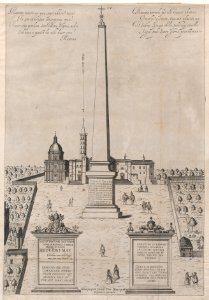 Speculum Romanae Magnificentiae- The Egyptian Obelisk of Augustus MET DP870573