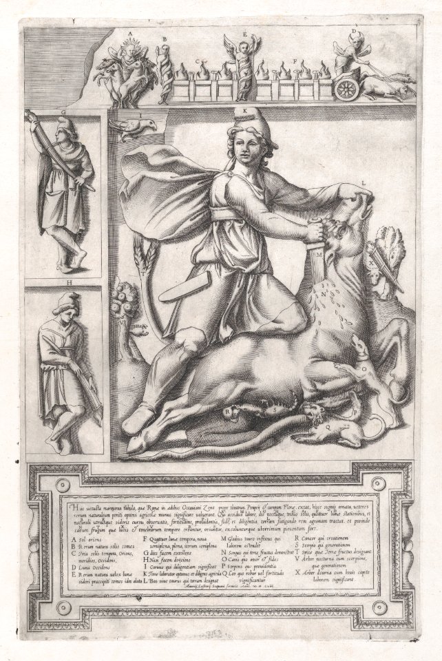 Speculum Romanae Magnificentiae- Statue of Mithras MET DP870291