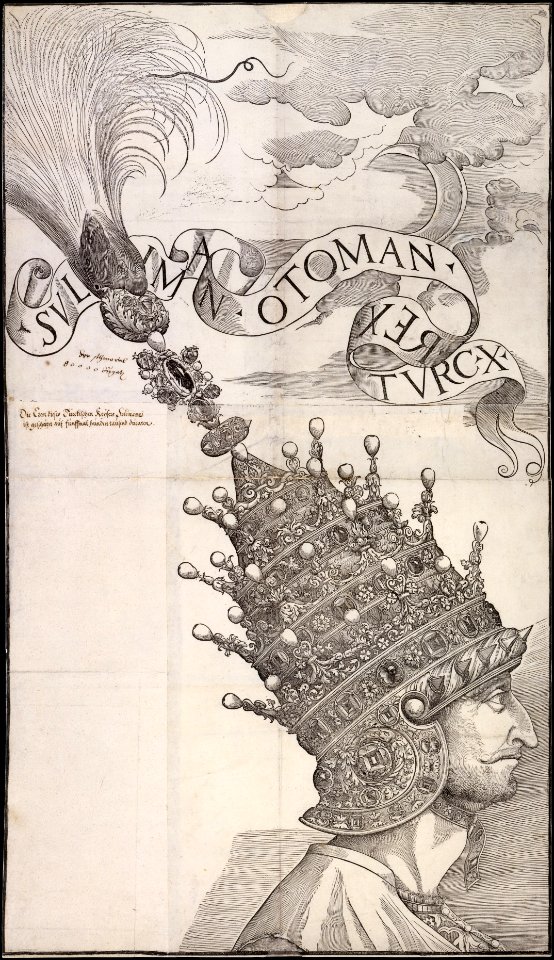Sultan Suleyman the Magnificent Wearing the Jewel-Studded Helmet MET DT11878