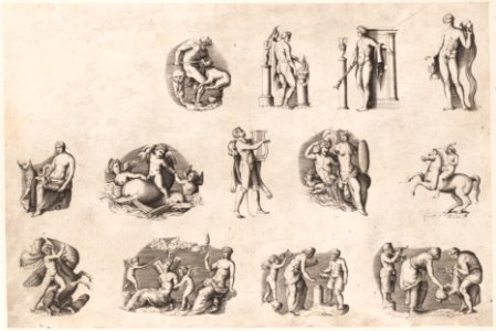 Speculum Romanae Magnificentiae- Subjects after Antique Cameos and Gems MET DP163351