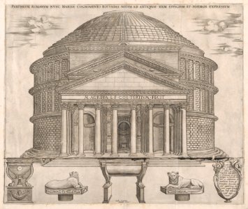 Speculum Romanae Magnificentiae- The Pantheon MET DP870376