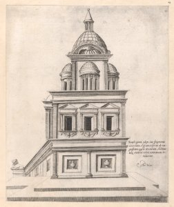 Speculum Romanae Magnificentiae- Temple near the Appian Way MET DP870264