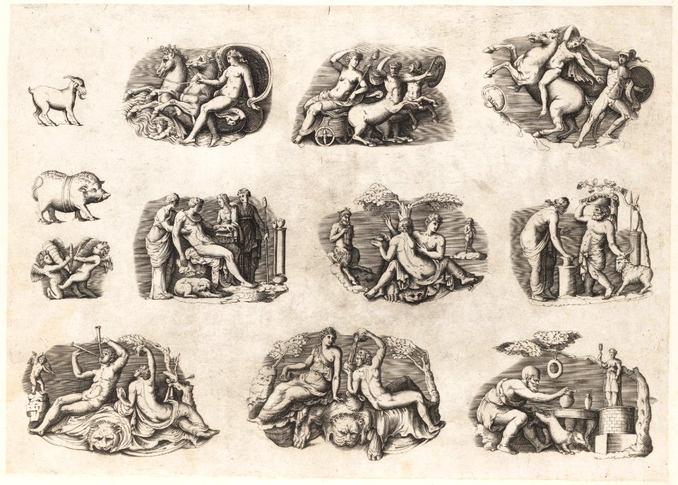 Speculum Romanae Magnificentiae- Subjects after Antique Cameos and Gems MET DP163356