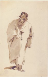Standing Man in a Full Coat and High Hat with a Medaillon MET 1972.118.274