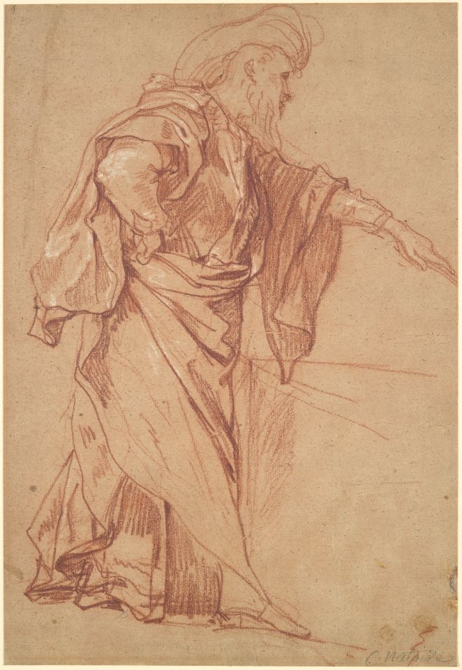 Standing Male Figure with Left Arm Extended MET DP110867