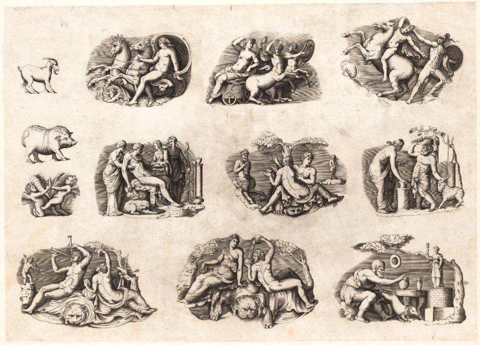 Speculum Romanae Magnificentiae- Subjects after Antique Cameos and Gems MET DP163353