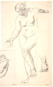 Standing Nude Female Figure MET DP811598