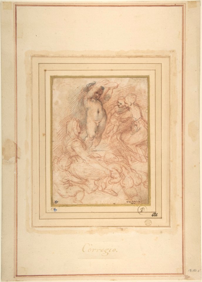 Standing Nude Child Surrounded by Women and Children MET DP809198
