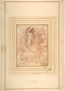 Standing Nude Child Surrounded by Women and Children MET DP809198