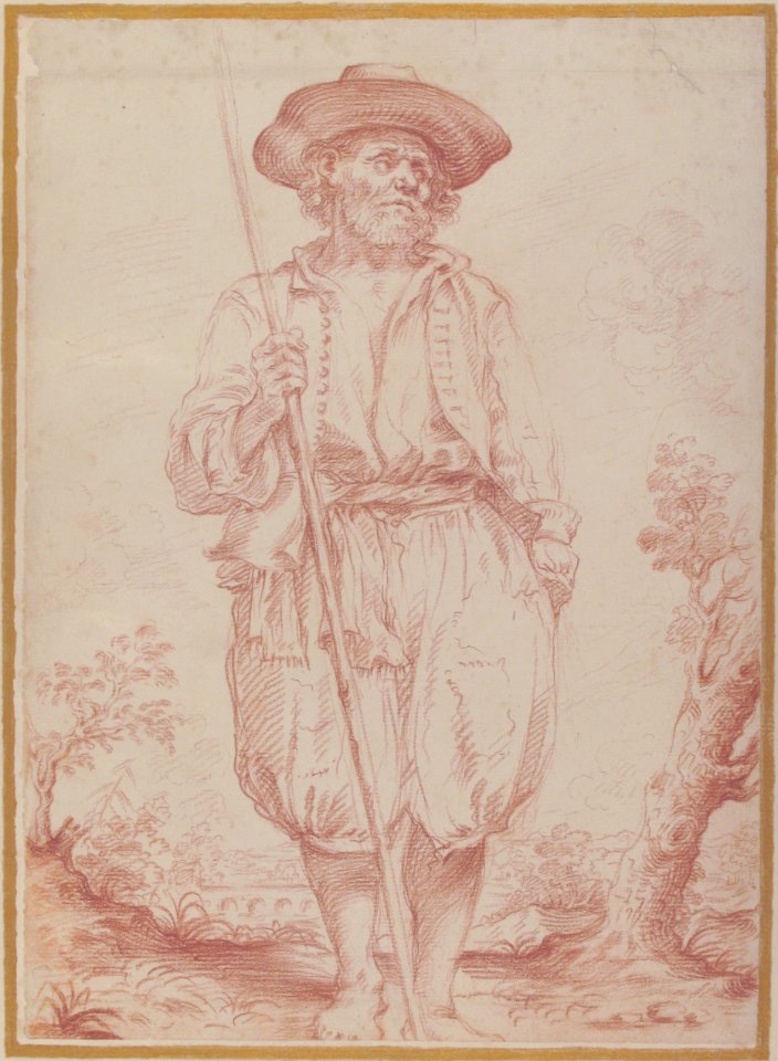 Standing Countryman Holding a Staff MET 62.132.5