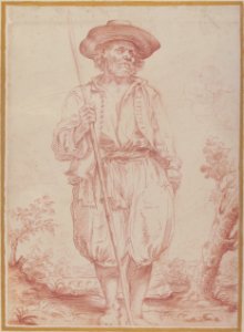 Standing Countryman Holding a Staff MET 62.132.5