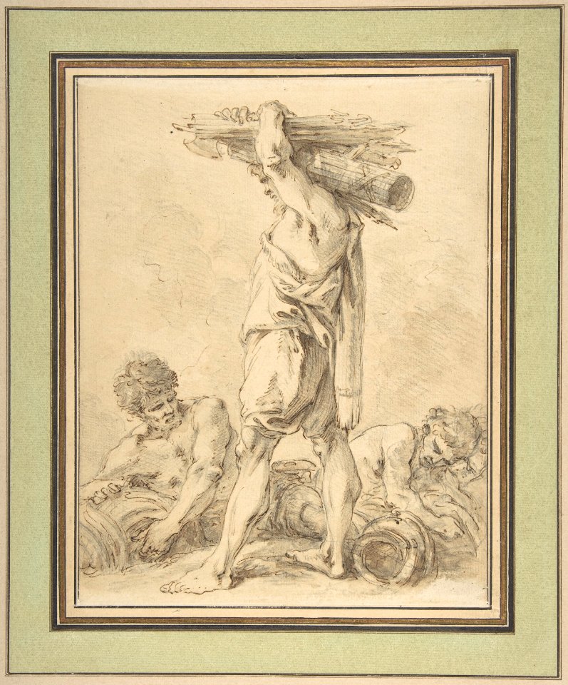 Standing Man Carrying Fasces and Arms MET DP805467