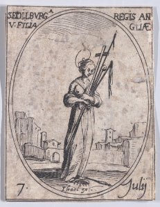 St. Ethelburga, Daughter of the King of England Met DP891020