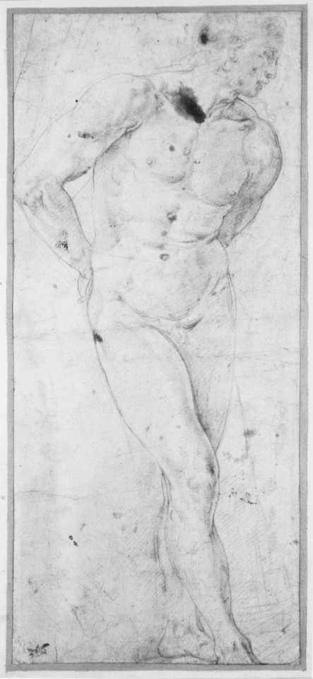 Standing Male Nude with Hands behind Back MET 175147