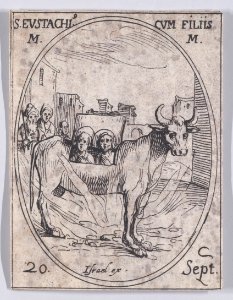 St. Eustace and His Children Met DP891123