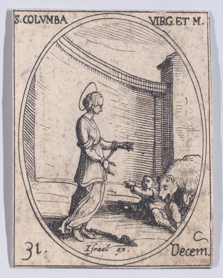 St. Columba, Virgin and Martyr Met DP891279
