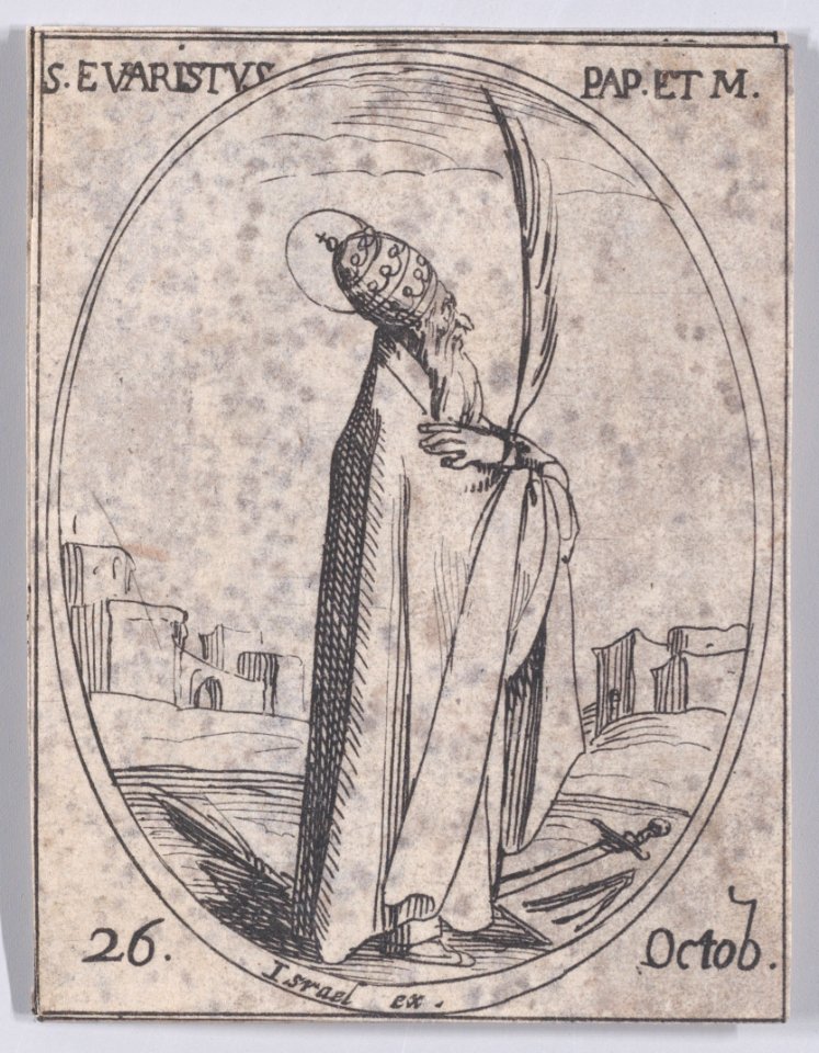 St. Evaristus, Pope and Martyr Met DP891175