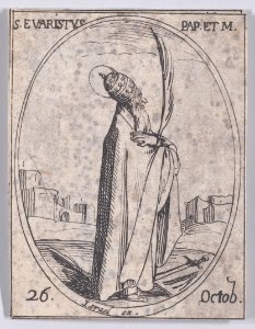 St. Evaristus, Pope and Martyr Met DP891175