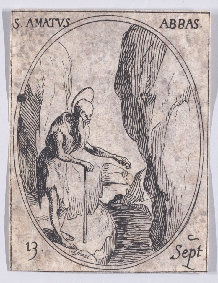 St. Amatus, Abbot Met DP891115