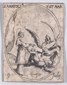 St. Anatolia, Virgin and Martyr Met DP891023