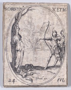 St. Christine, Virgin and Martyr Met DP891045
