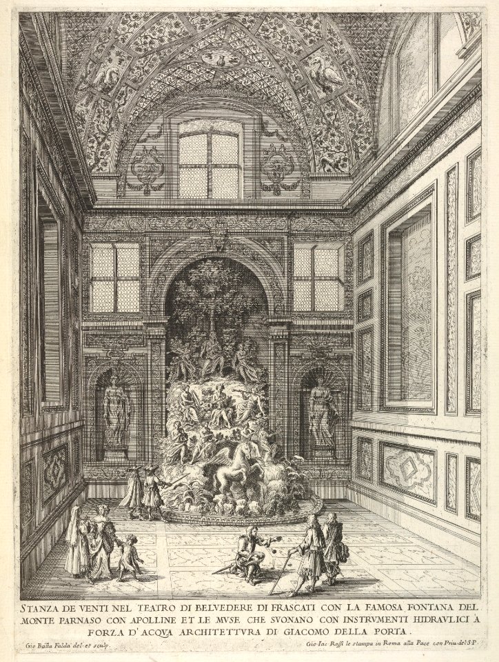 Stanza di Venti nel Teatro di Belvedere di Frascati MET DP833592