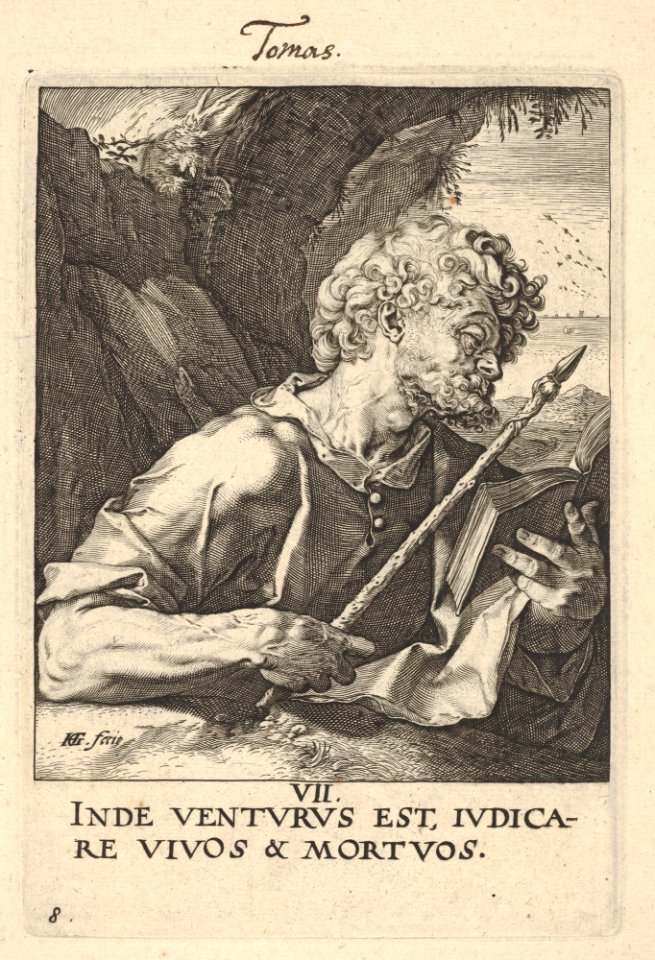 St. Thomas, from Christ, the Apostles and St. Paul with the Creed MET DP832770