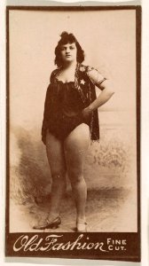 Standing actress, from the Actresses series (N664) promoting Old Fashion Fine Cut Tobacco MET DPB869641