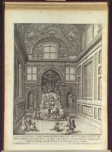 Stanza de Venti nel Teatro di Belvedere di Frascati (...), from 'La Fontane di Roma nelle Piazze e Luoghi Publici (...)', part 2, 'Le fontane delle ville di Frascati' (plate 7) MET DP109524