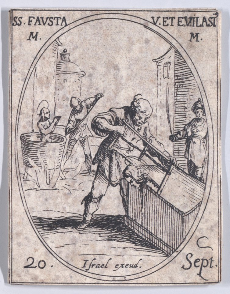St. Fausta and St. Evilasius Met DP891124