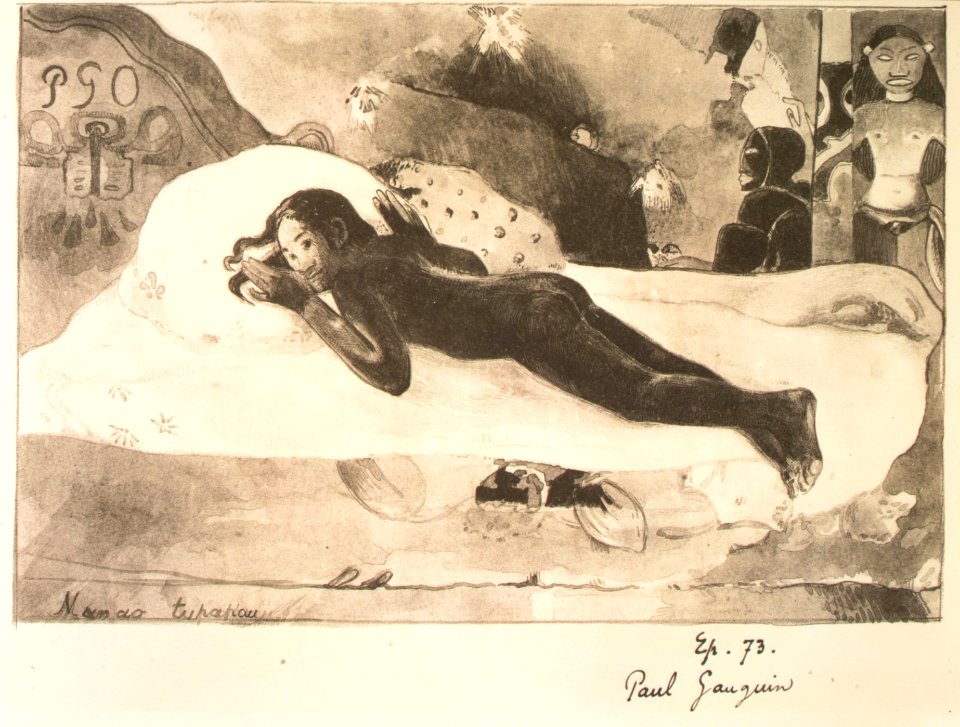 Spirit of the Dead Watching (Manao Tupapau) MET DR345