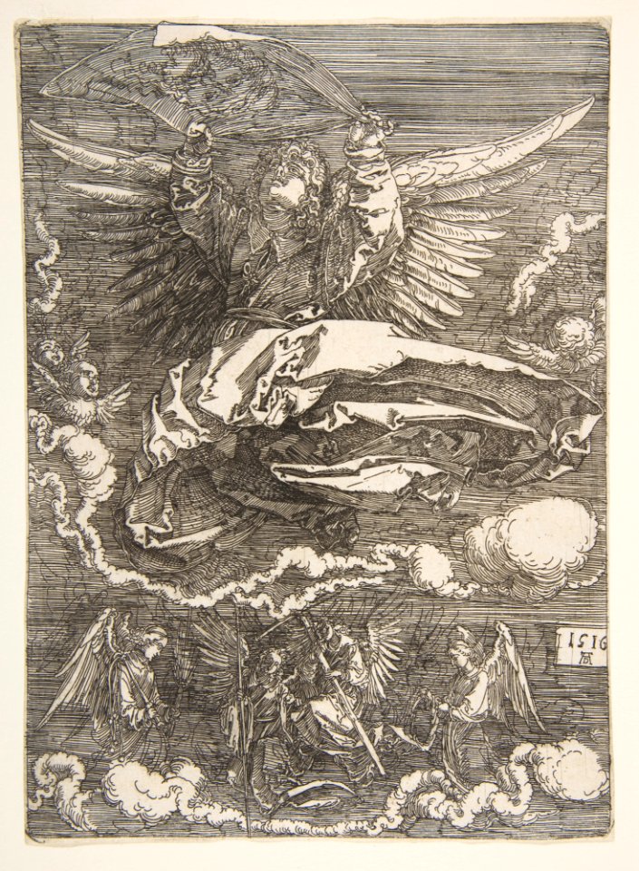 Sudarium Held by One Angel MET DP815777