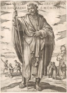 St. Thomas, from 'Christ, Mary and the Apostles' MET DP857452