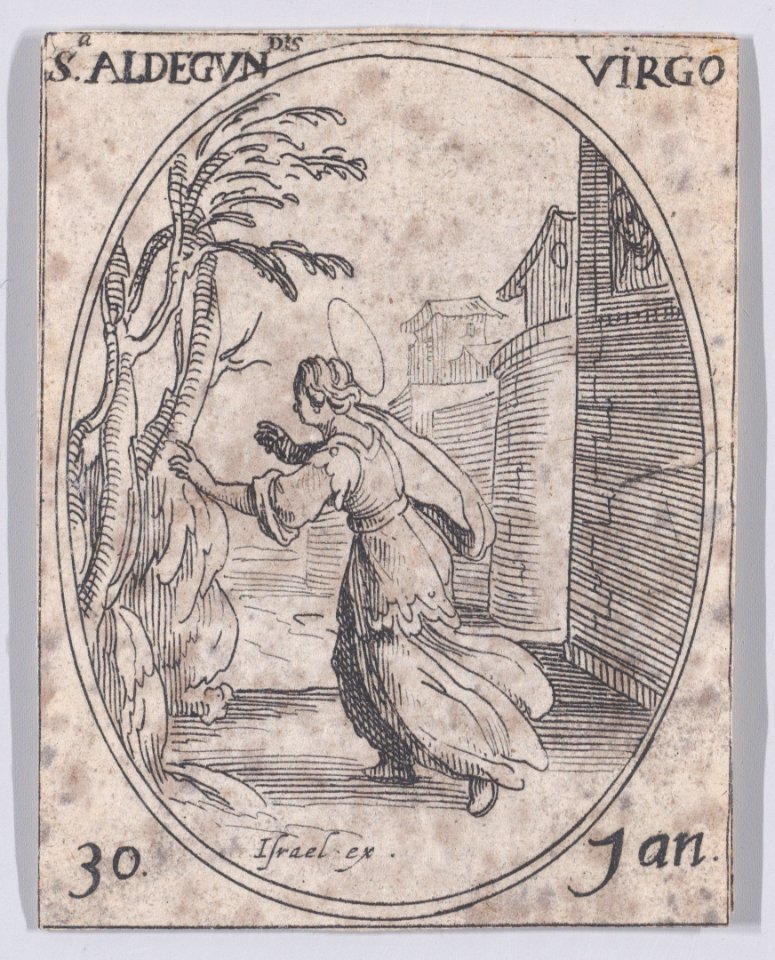 St. Aldegundis, Virgin Met DP890821