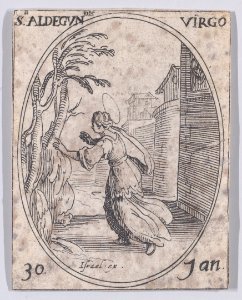 St. Aldegundis, Virgin Met DP890821