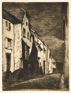Street at Saverne MET DP814865