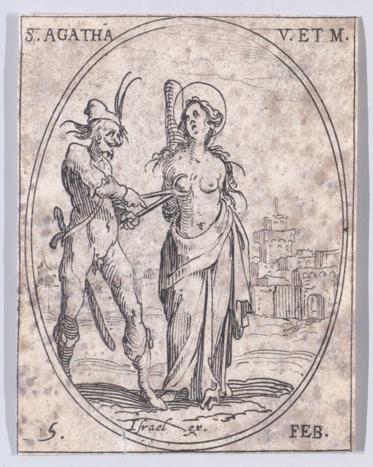 St. Agatha, Virgin and Martyr Met DP890828