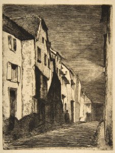 Street at Saverne MET DP813175