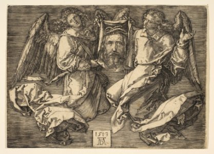 Sudarium Held by Two Angels MET DP815725