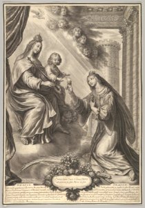 St. Barbara Before the Virgin and Child MET DP836238