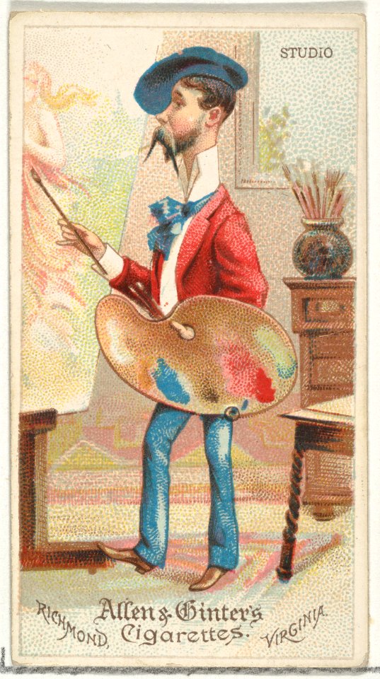 Studio, from World's Dudes series (N31) for Allen & Ginter Cigarettes MET DP838526
