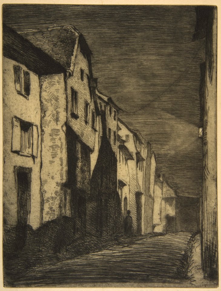 Street at Saverne MET DP813173